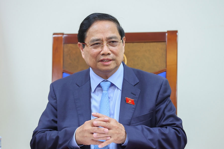 Thủ tướng Phạm Minh Chính điện đàm với Thủ tướng Thái Lan Anutin Charnvirakul